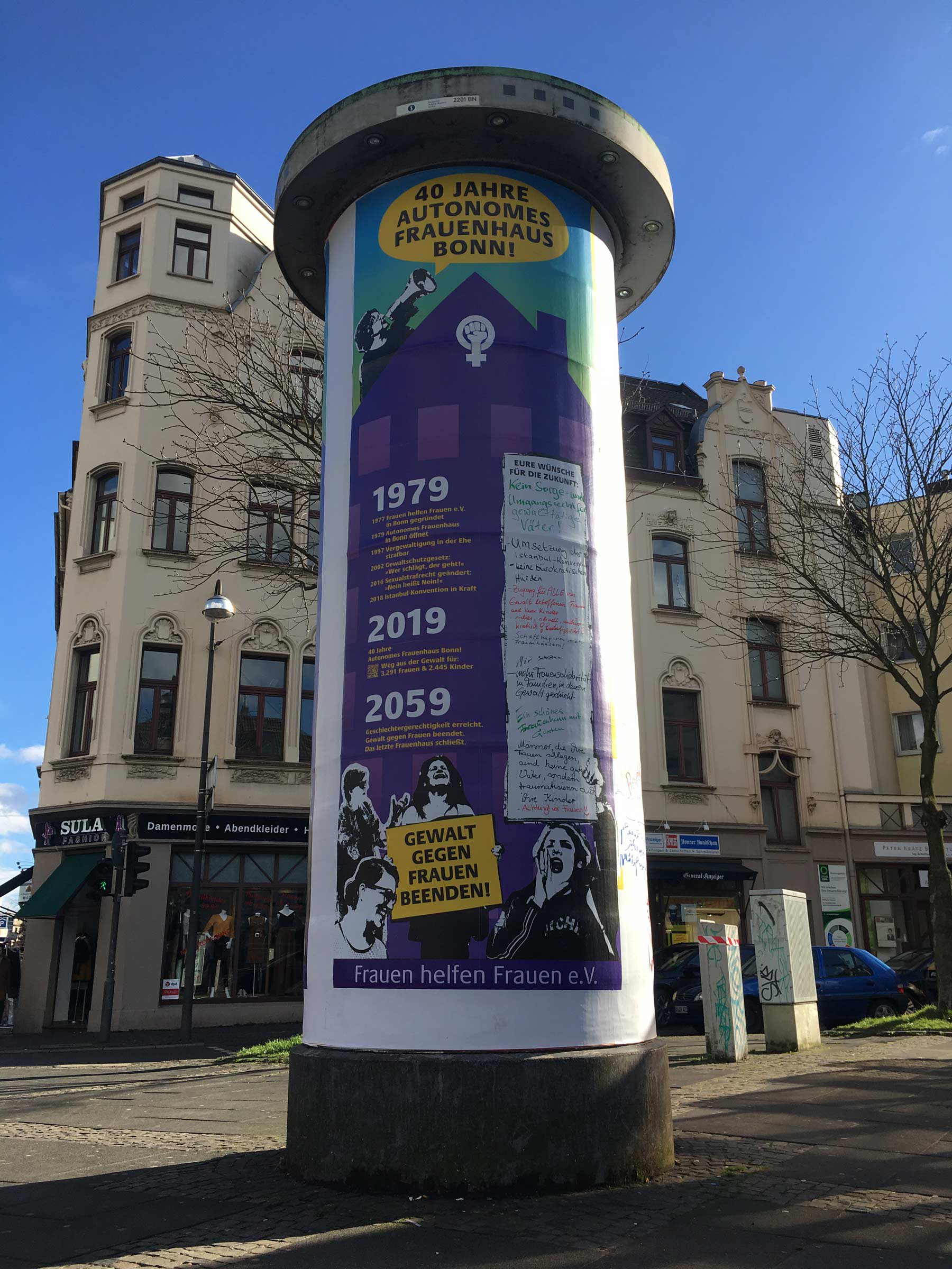 Linus-Knappe-Vivian-Hoetter-Frauenhaus-Bonn-Saeule